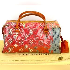 Louis Vuitton Monogram LV RICHARD PRINCE PULP WEEKENDER PM handbag Travel Bag